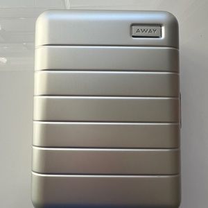 Away mini suitcase aluminum